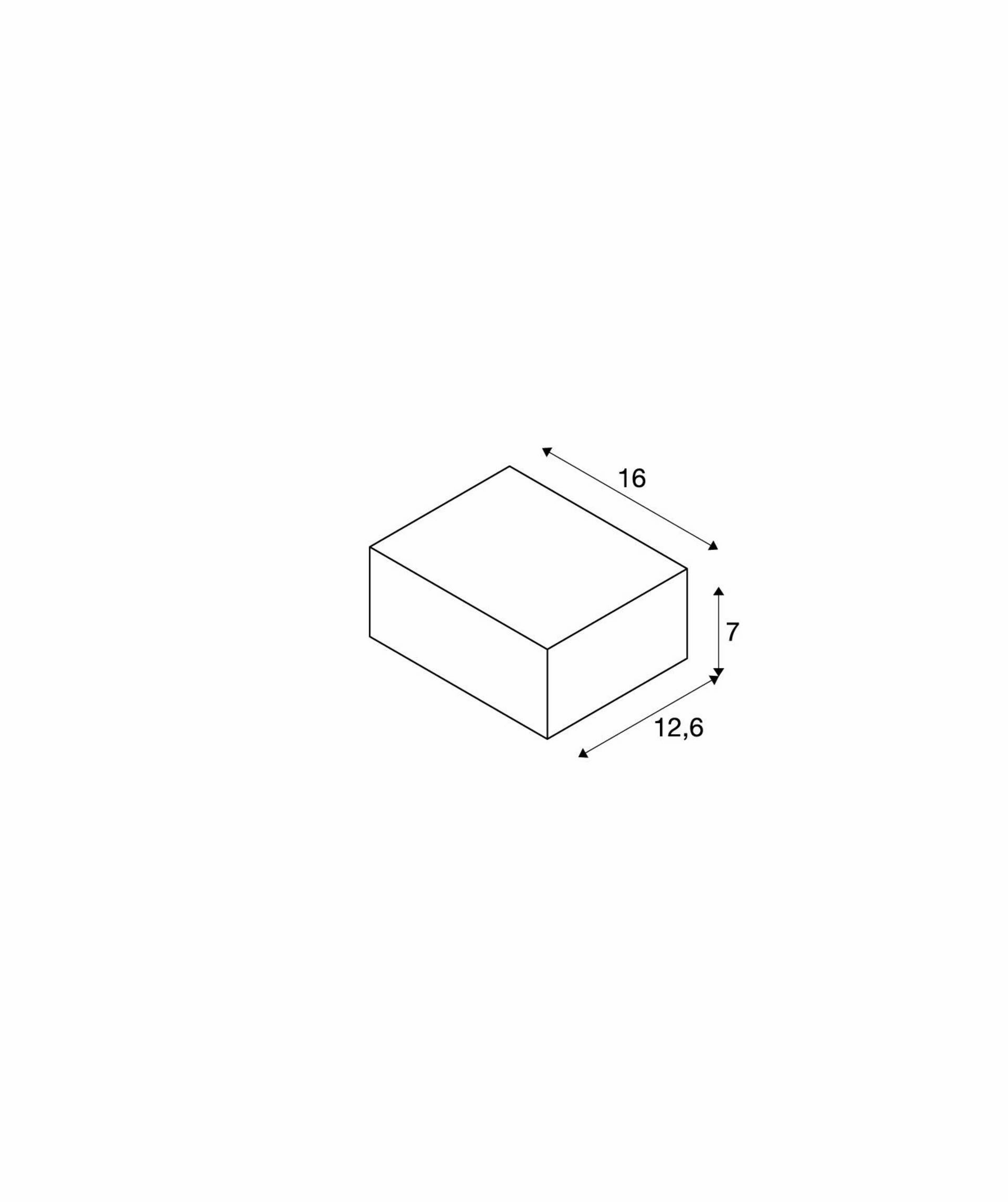 SLV BIG WHITE SHELL 15 nástěnné svítidlo, LED, 3000K, bílé 1000422