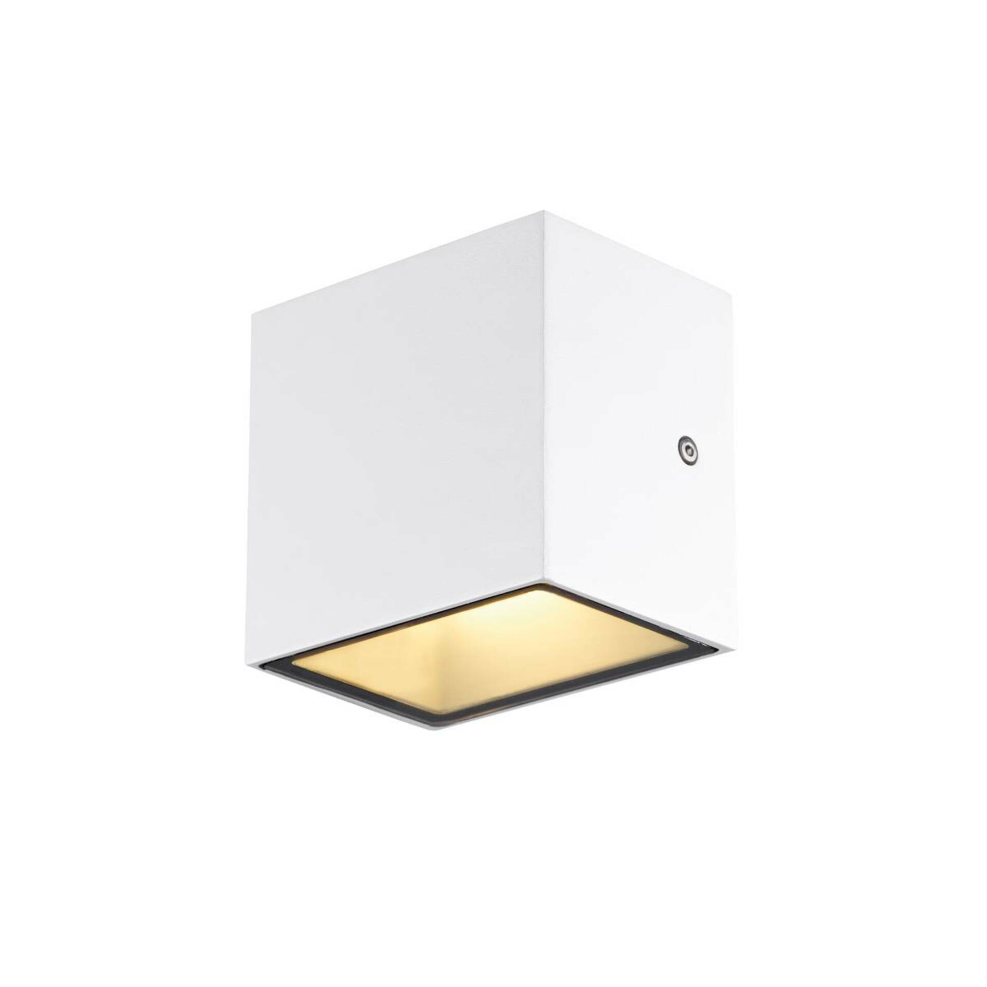 SLV BIG WHITE SITRA CUBE WL LED venkovní nástěnné a stropní nástavbové svítidlo, bílá, IP44, 3000K, 10W 1002033