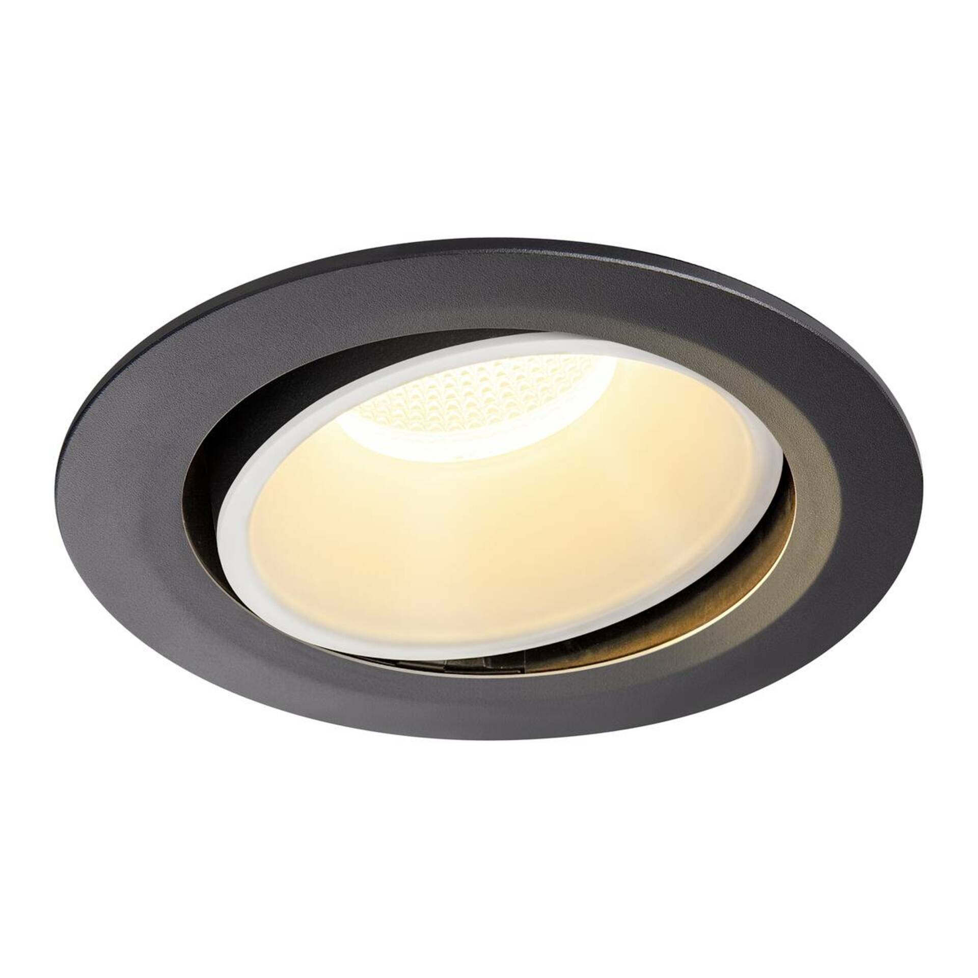 SLV BIG WHITE NUMINOS MOVE DL XL vnitřní LED zápustné stropní svítidlo černá/bílá 3000 K 55° otočné a výkyvné 1003728