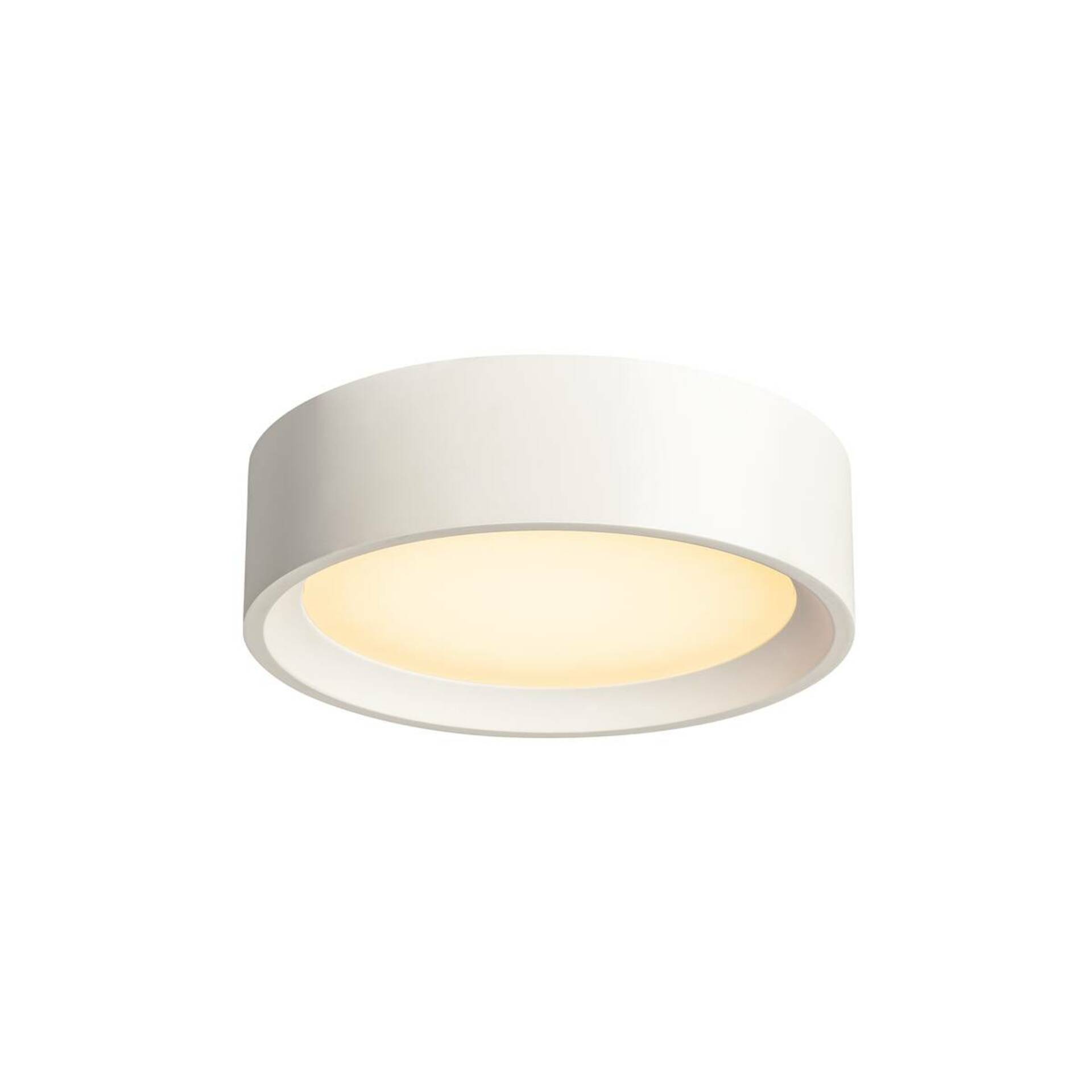 SLV BIG WHITE PLASTRA, stropní svítidlo, LED, bílé, sádra, 3000K 148005