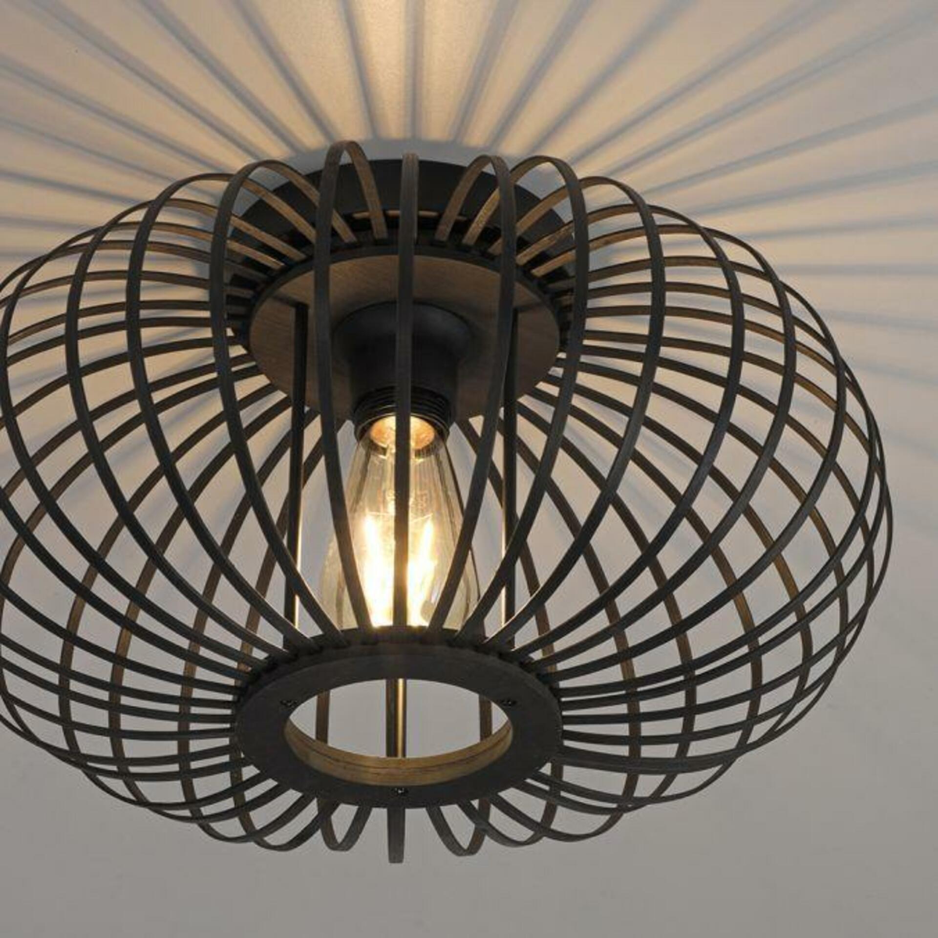 LEUCHTEN DIREKT is JUST LIGHT Stropní svítidlo černé moderní LD 11410-18