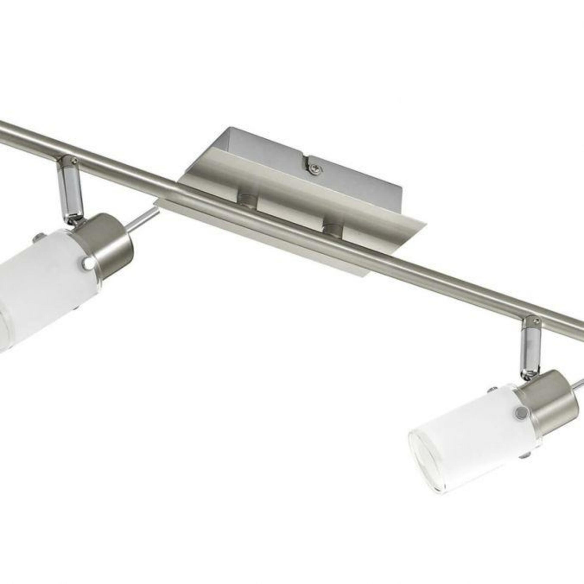 LEUCHTEN DIREKT is JUST LIGHT LED stropní bodové svítidlo, nastavitelné, ocel 3000K LD 11936-55