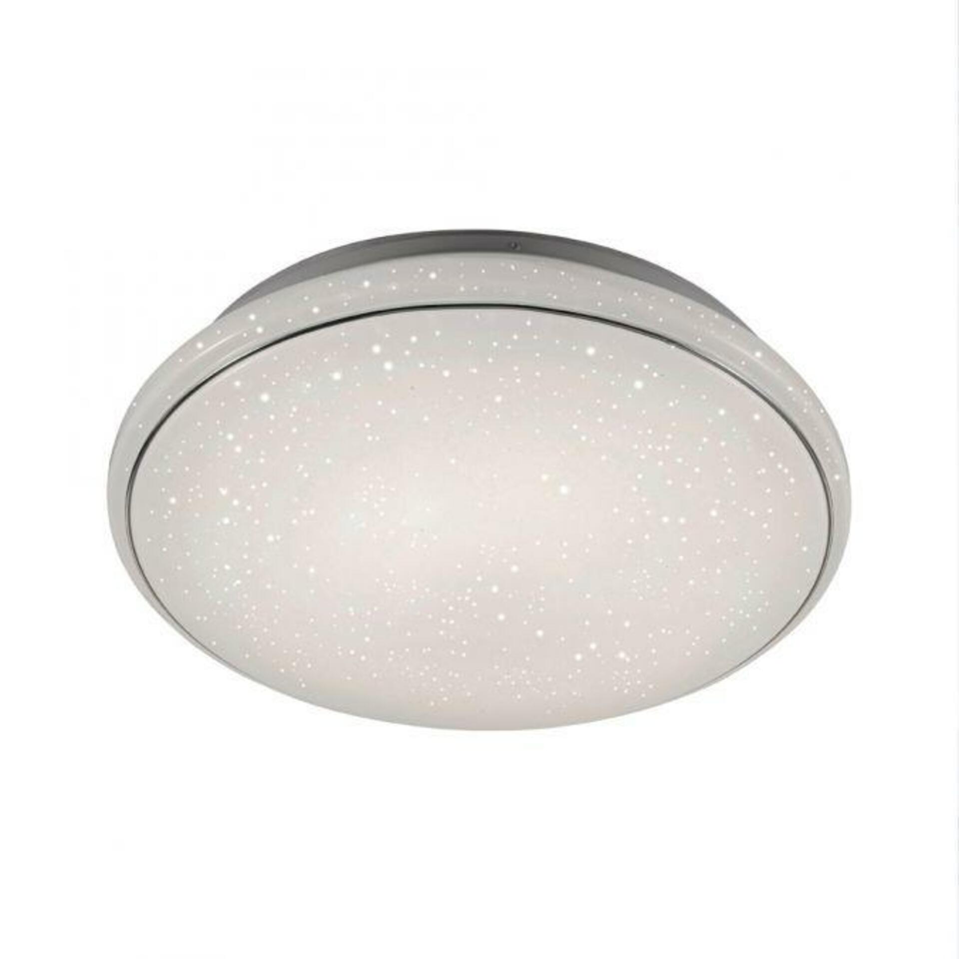 LEUCHTEN DIREKT is JUST LIGHT LED stropní svítidlo bílé, hvězdné nebe 2700-5000K LD 14366-16