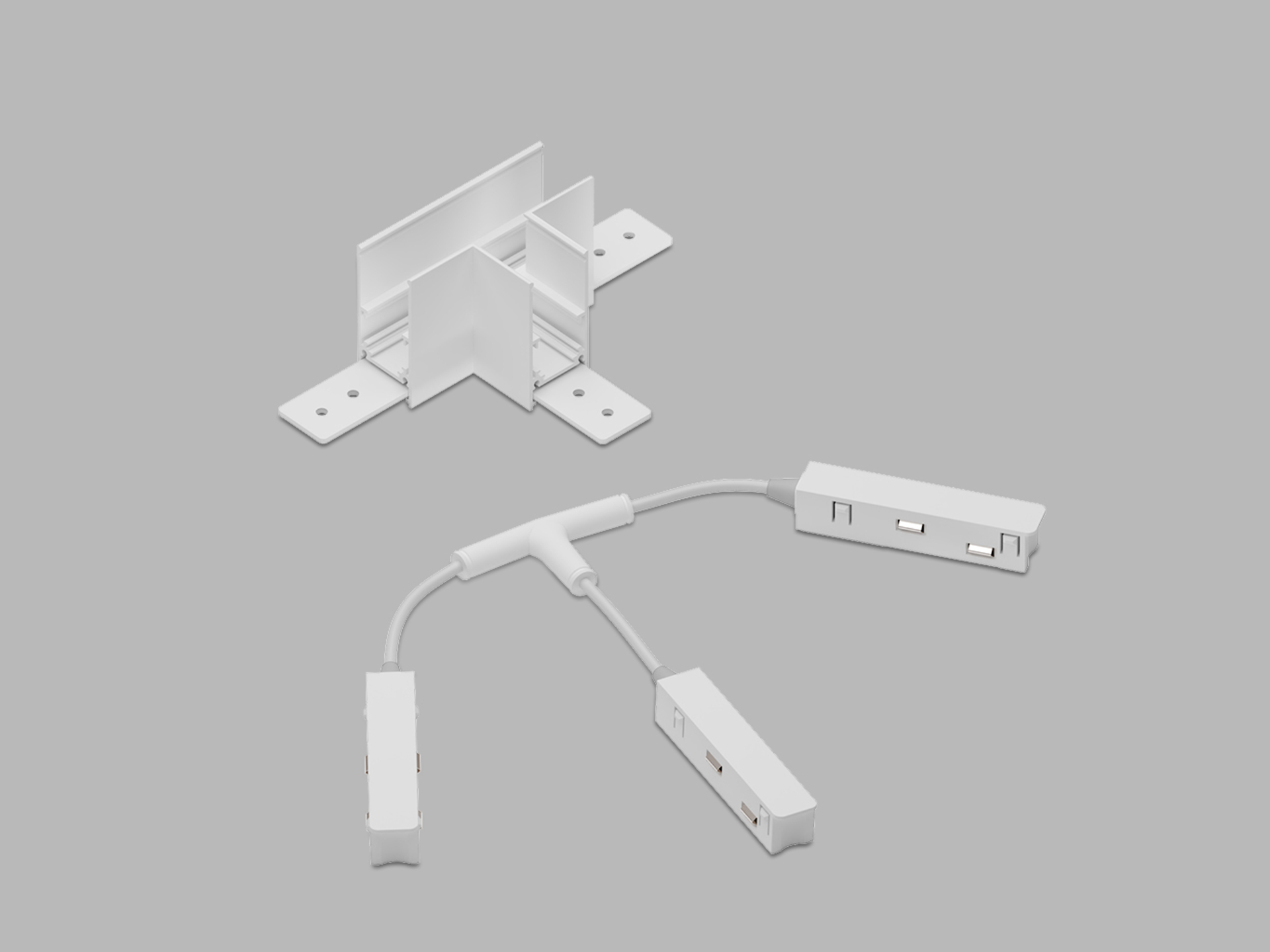 LED2 6491001 MAG T-CONNECTOR, W DALI bílá