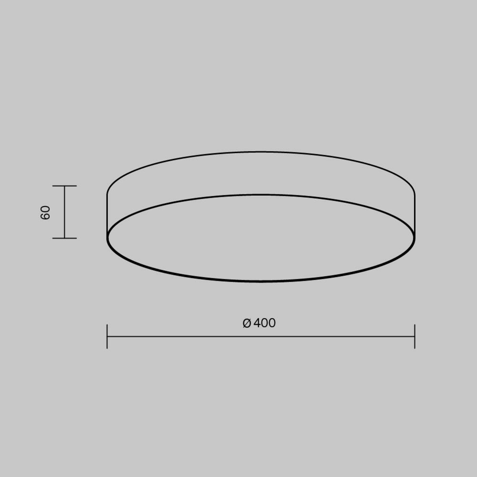 MAYTONI Stropní svítidlo Zon 45W 120d C032CL-45W3K-RD-W