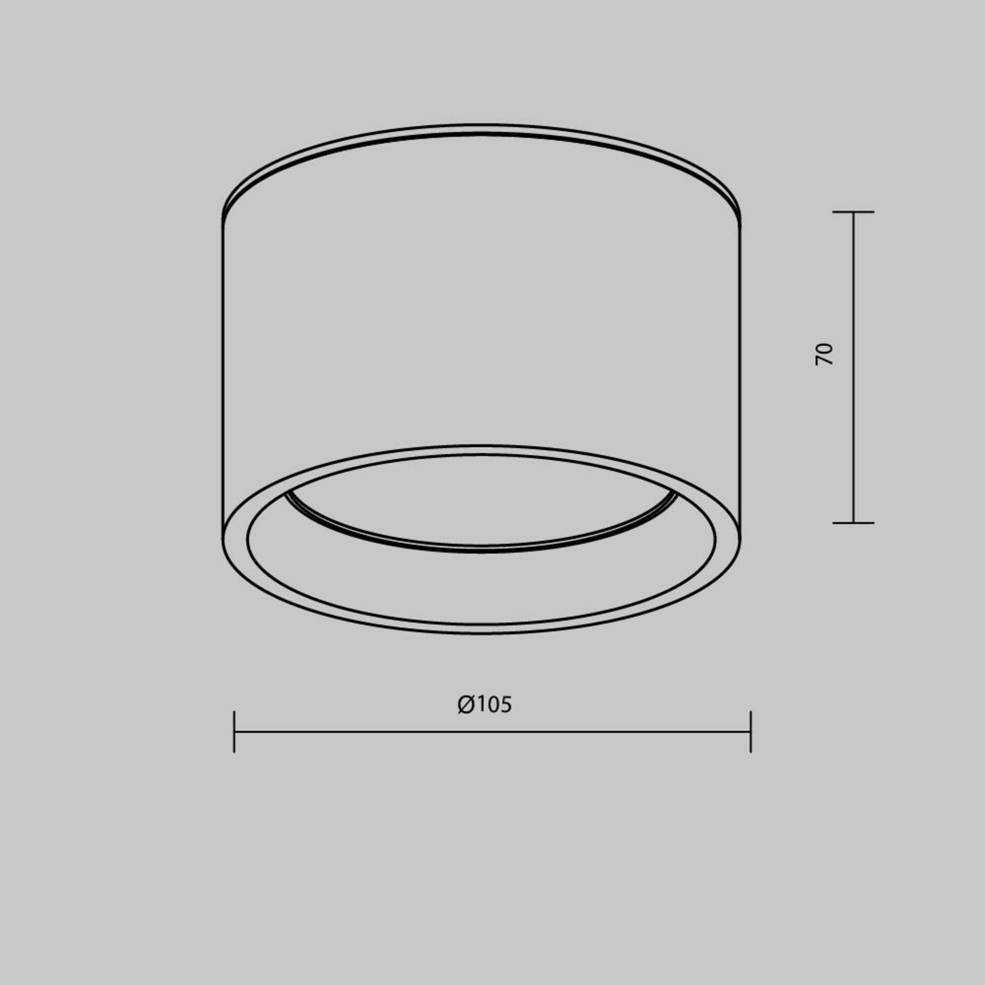 MAYTONI Stropní svítidlo Hydra 10W 120d C090CL-10W3K-B