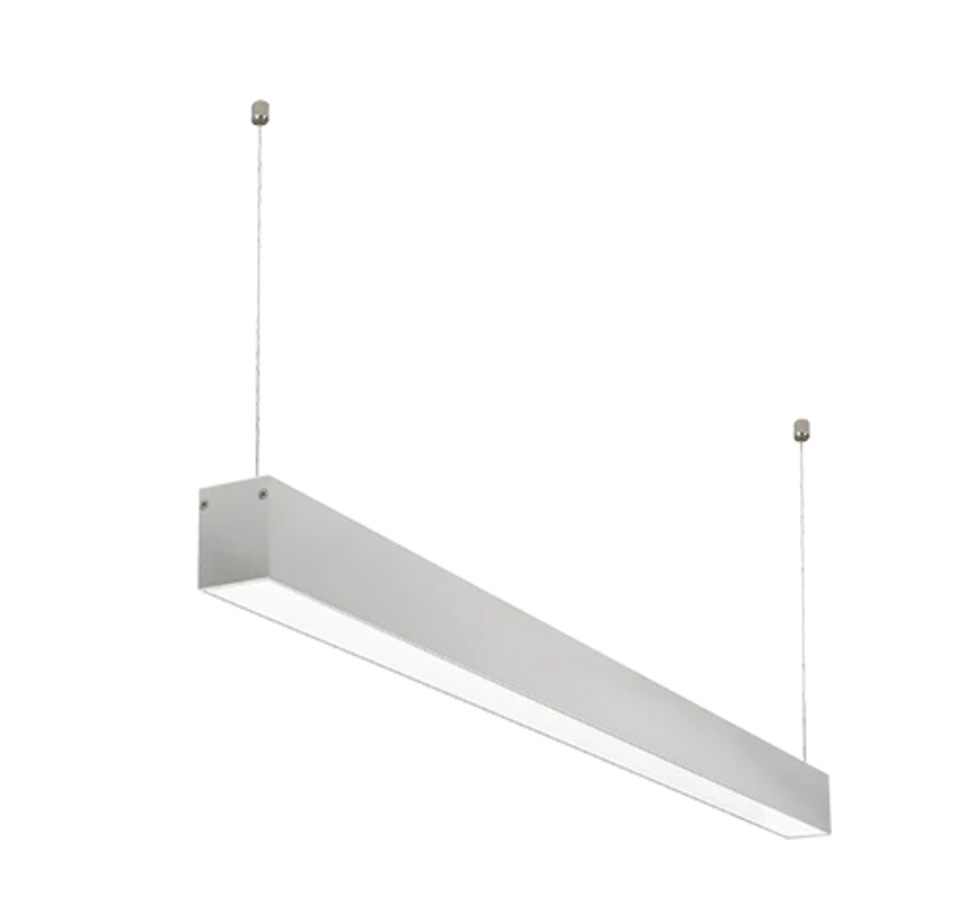 NASLI závěsné svítidlo Stella LED 115 cm 41 W  závěsná stříbrná/elox