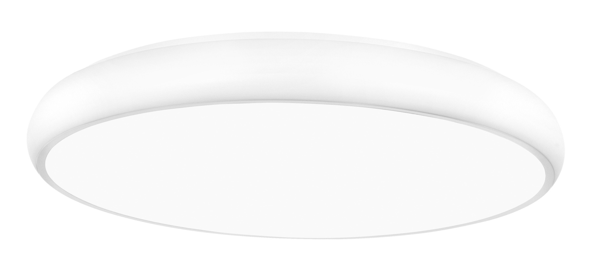 Nova Luce Moderní úzké stropní LED svítidlo Gap v bílé a černé barvě - 38 W LED, 2280 lm, pr. 410 x 90 mm, bílá NV 8100981