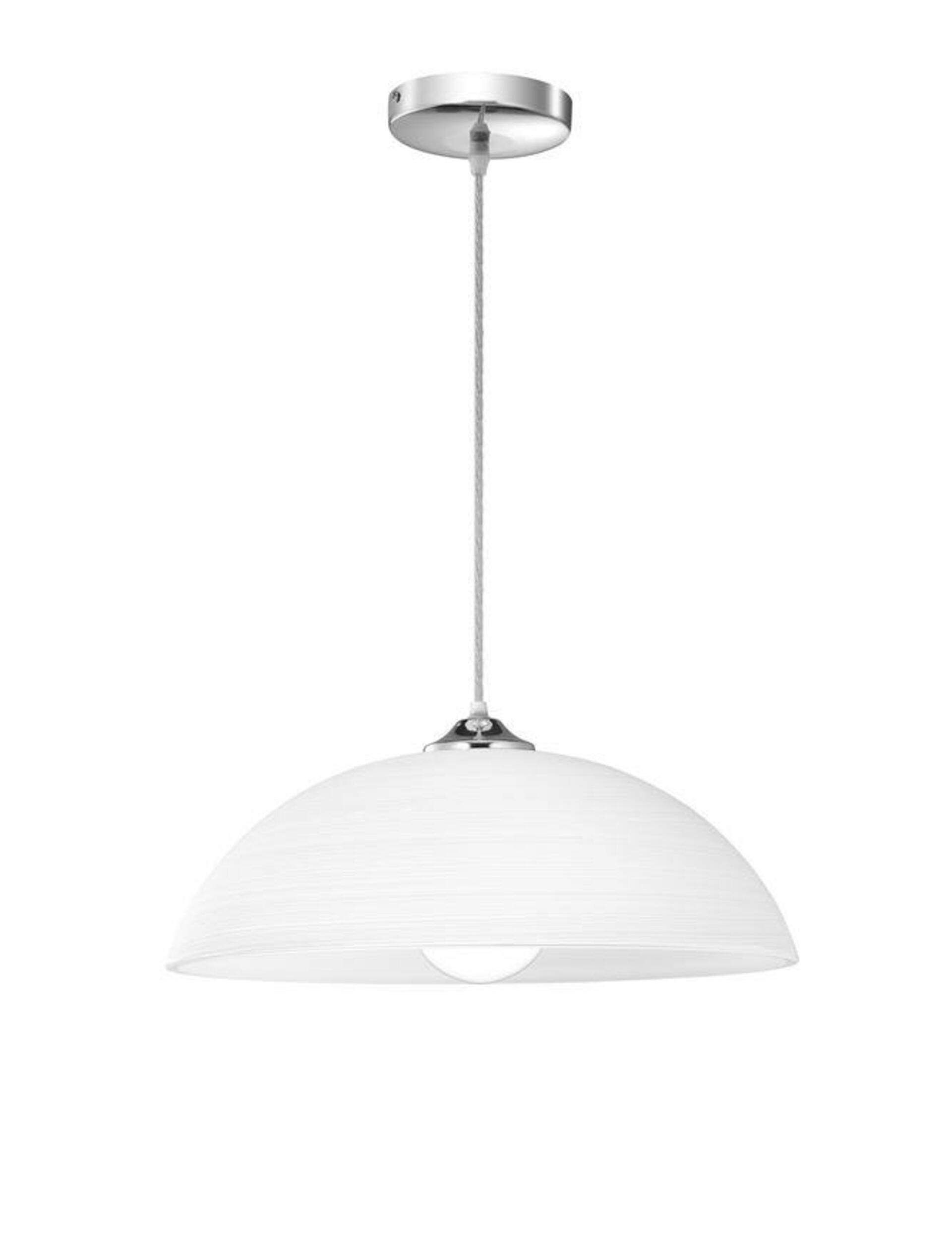 NOVA LUCE závěsné svítidlo VINCA chromovaný kov bílá sklo E27 1x12W 600821