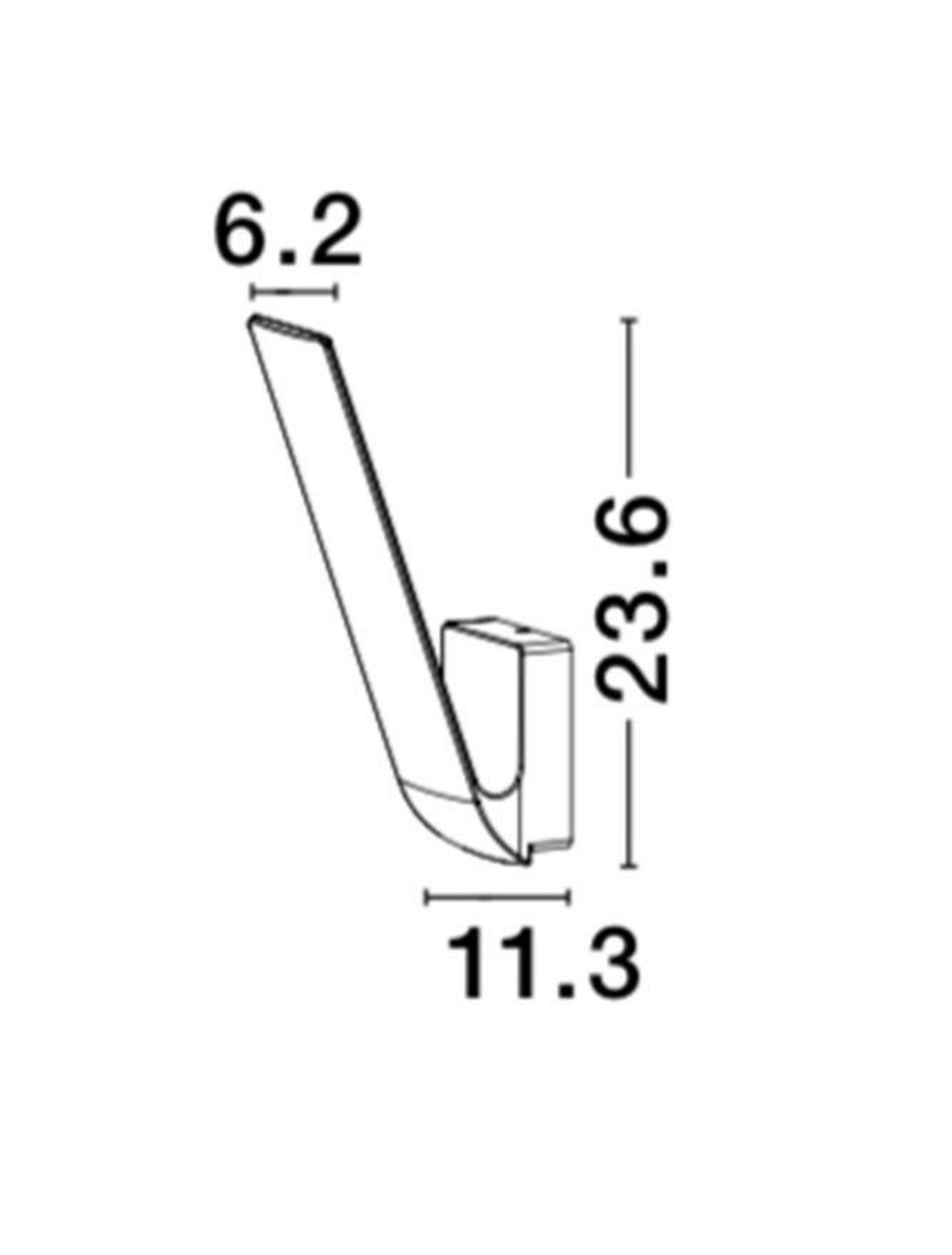 NOVA LUCE venkovní nástěnné svítidlo VITORIA tmavě šedý hliník LED 5W 3000K 220-240V 120st. IP65 8401030