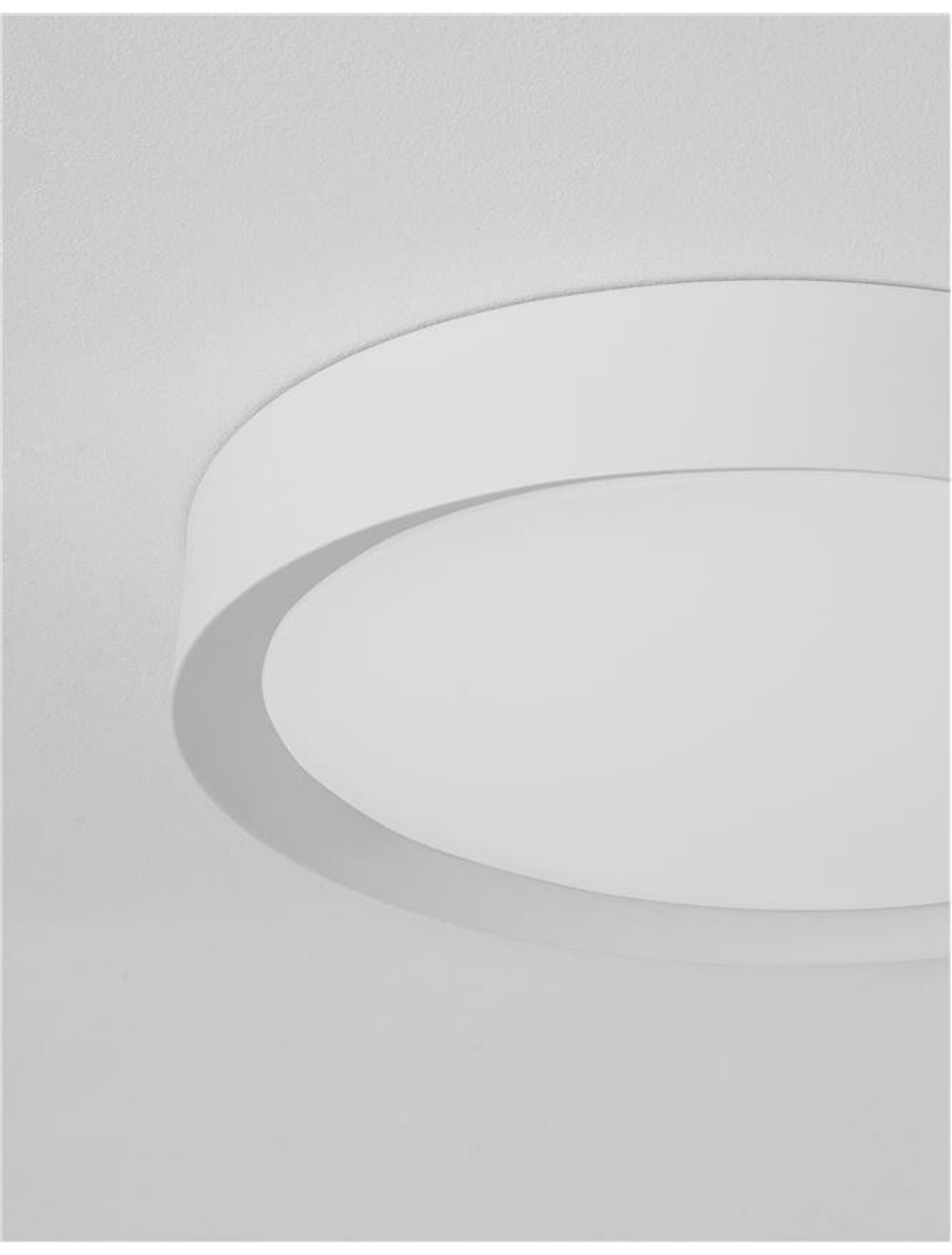 NOVA LUCE stropní svítidlo LUTON bílý hliník matný bílý akrylový difuzor LED 47W 230V 3000K IP20 9818453