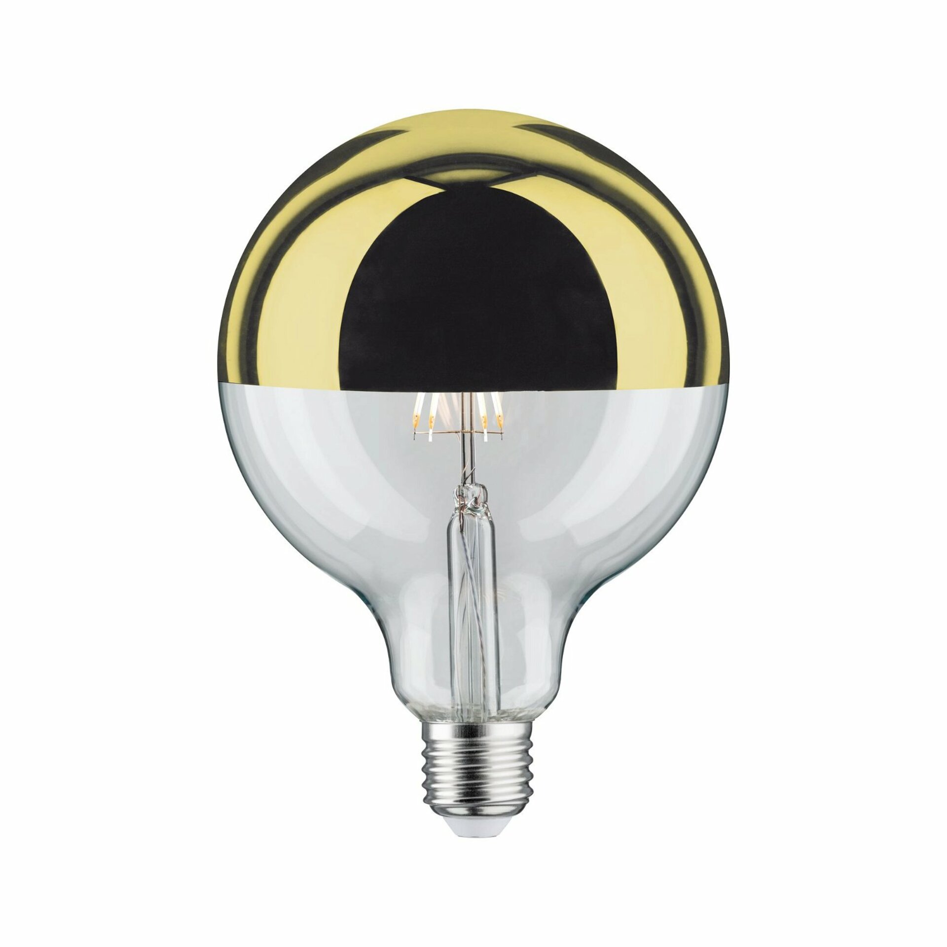 PAULMANN LED Globe 6,5 W E27 zrcadlový svrchlík zlatá teplá bílá stmívatelné 286.78