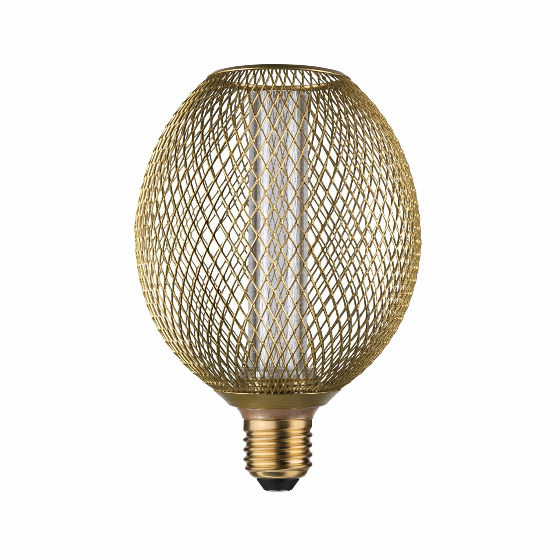 PAULMANN Kovic Glow Standard 230V LED Globe E27 Spiral 4,2W 1800K mosaz 290.89