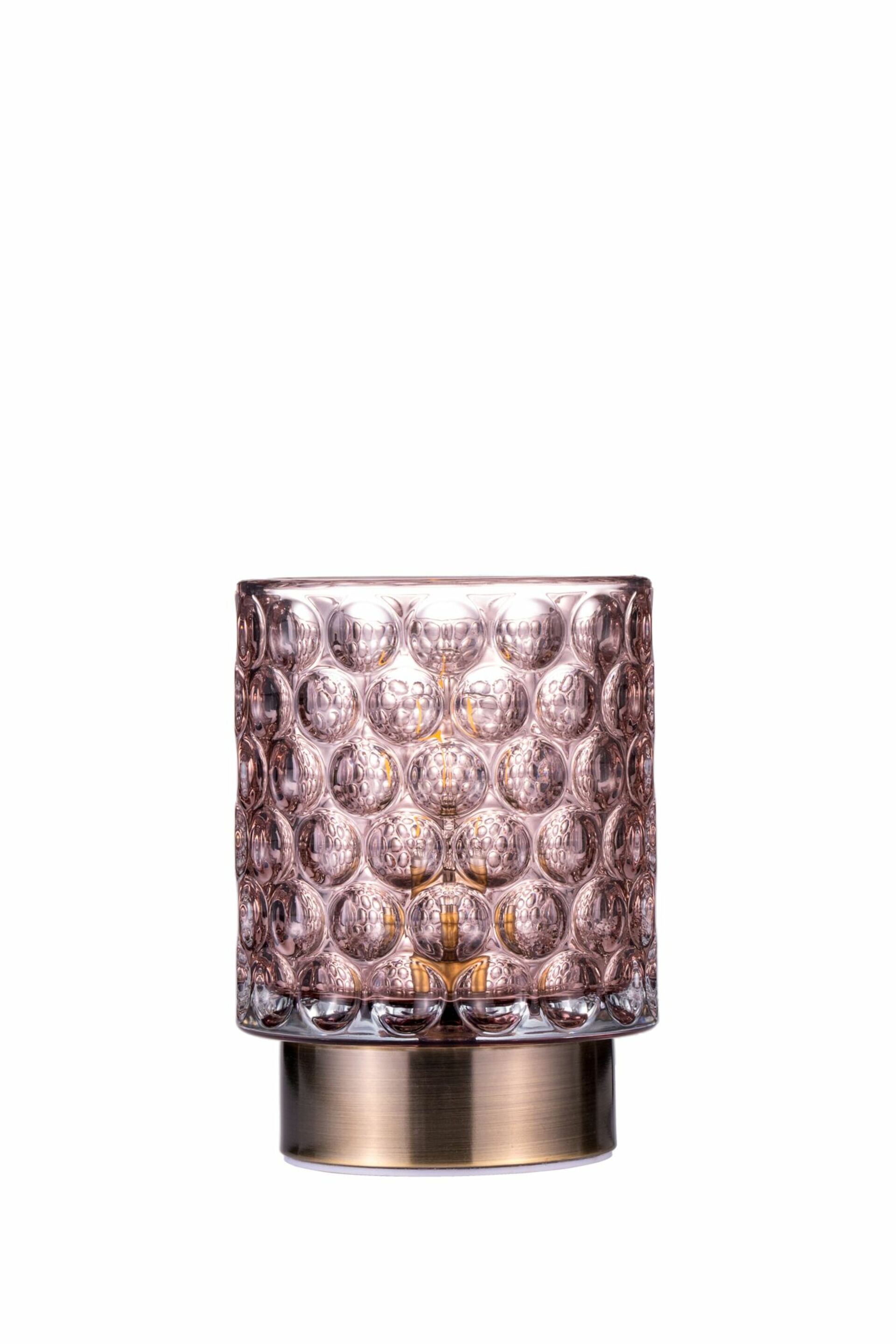 PAULMANN Pauleen stolní lampa Bright Glamour E14 2700K 0,4W taupe/mosaz kartáčovaná