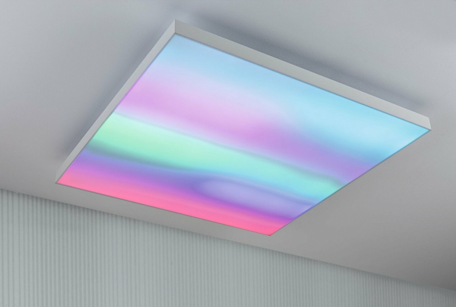 PAULMANN LED Panel Velora Rainbow dynamicRGBW hranaté 595x595mm 3520lm RGBW bílá