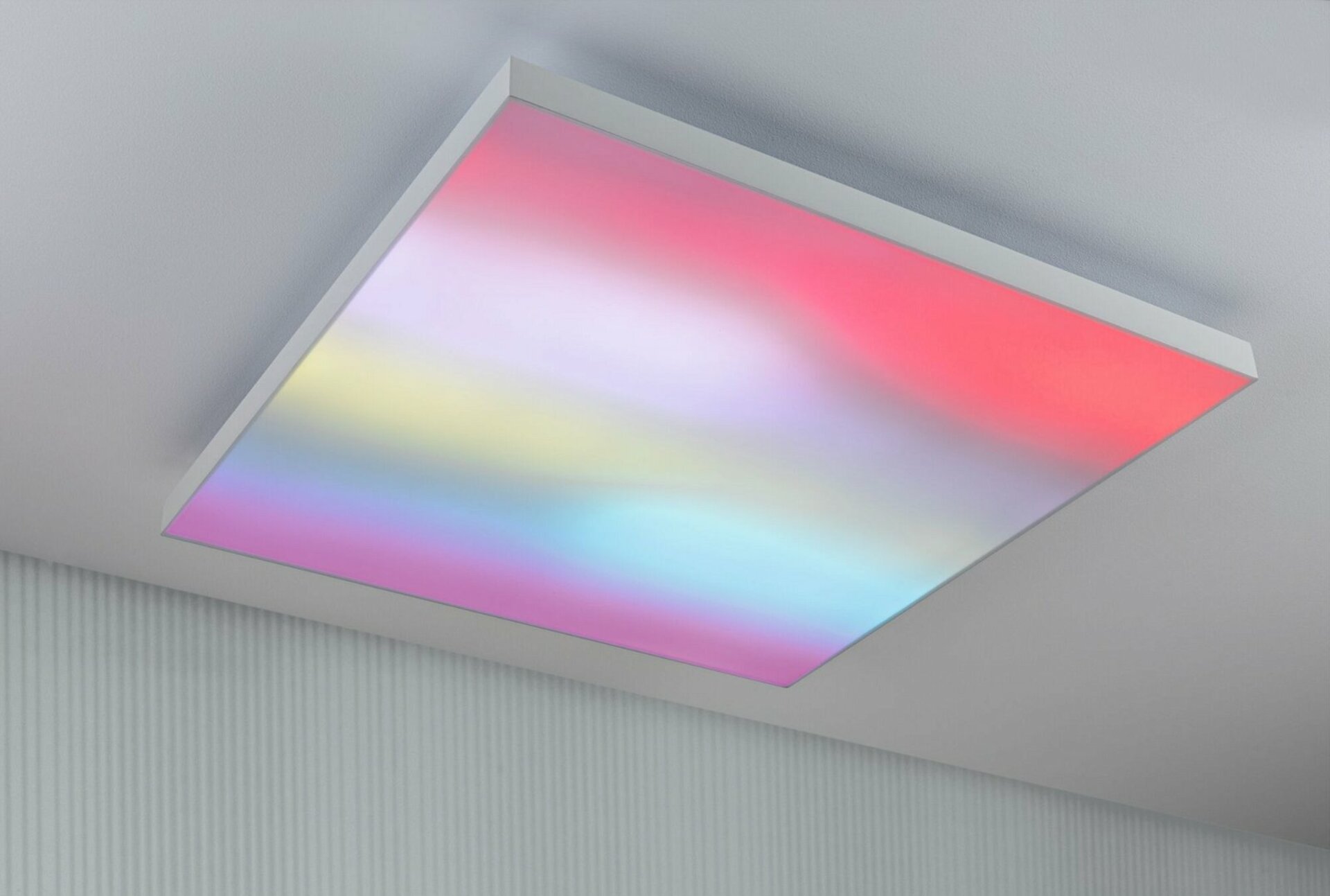 PAULMANN LED Panel Velora Rainbow dynamicRGBW hranaté 595x595mm 3520lm RGBW bílá