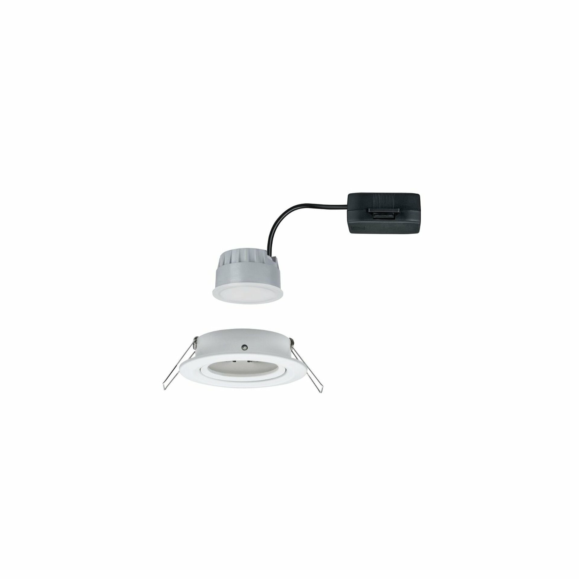 PAULMANN Vestavné svítidlo LED Nova kruhové 1x6,5W bílá mat nastavitelné 3-krokové-stmívatelné 934.84 P 93484