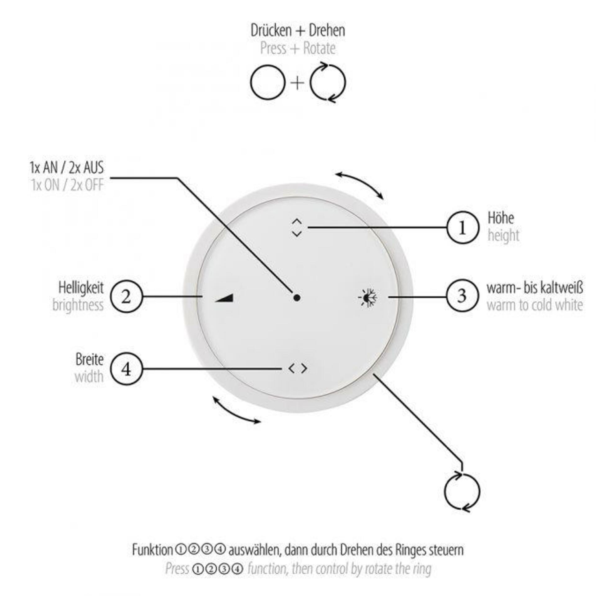 PAUL NEUHAUS LED závěsné svítidlo PURE-MOTO-RISE hliník elektricky nastavitelná výška, dotykový vypínač 2700-5000K PN 2545-95