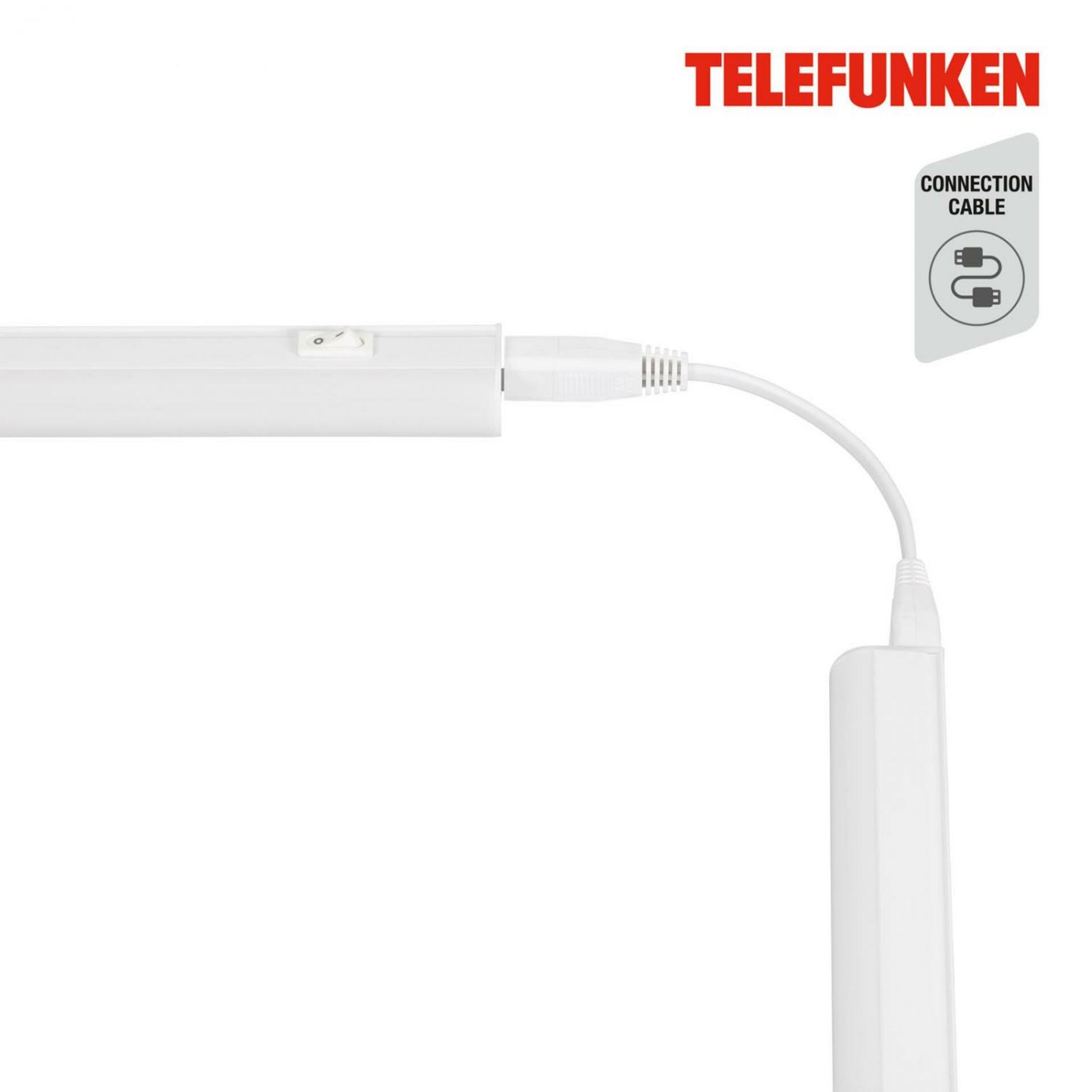 BRILONER TELEFUNKEN CCT skříňkové svítidlo, 118,5 cm, 14 W, 1400 lm, bílé TF 204906TF