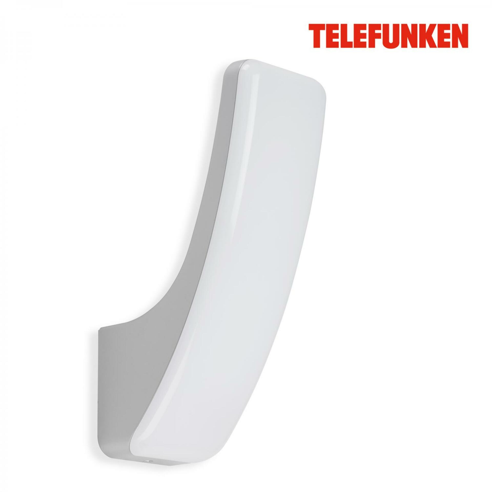 BRILONER TELEFUNKEN LED venkovní svítidlo 26,3 cm 15W 1800lm stříbrná TF 311604TF