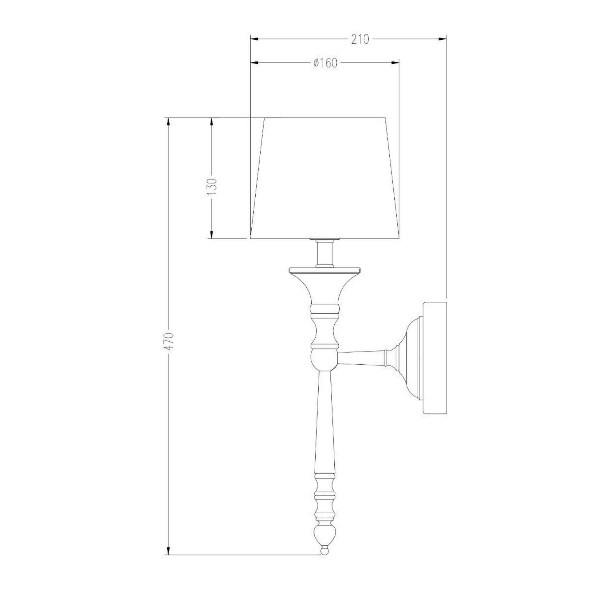 ZUMALINE Nástěnné svítidlo CLOE RLB94875-1W