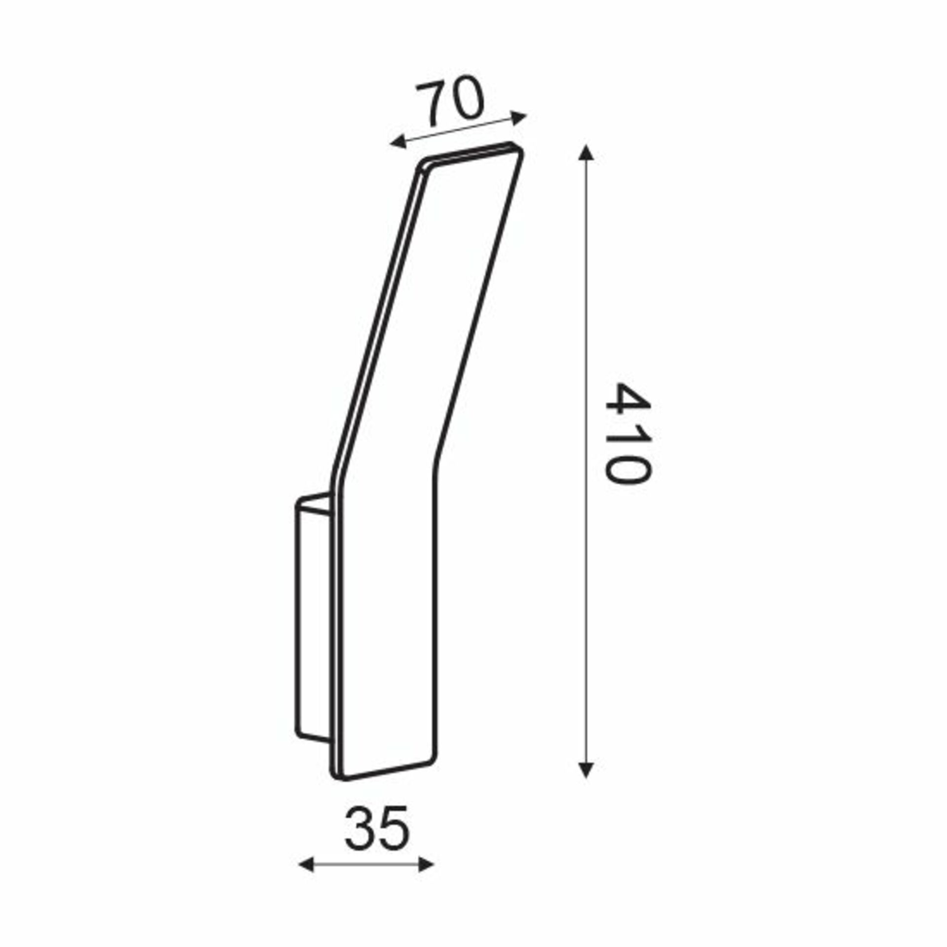 ACA Lighting Wall&Ceiling LED nástěnné svítidlo ZD80039LEDBK