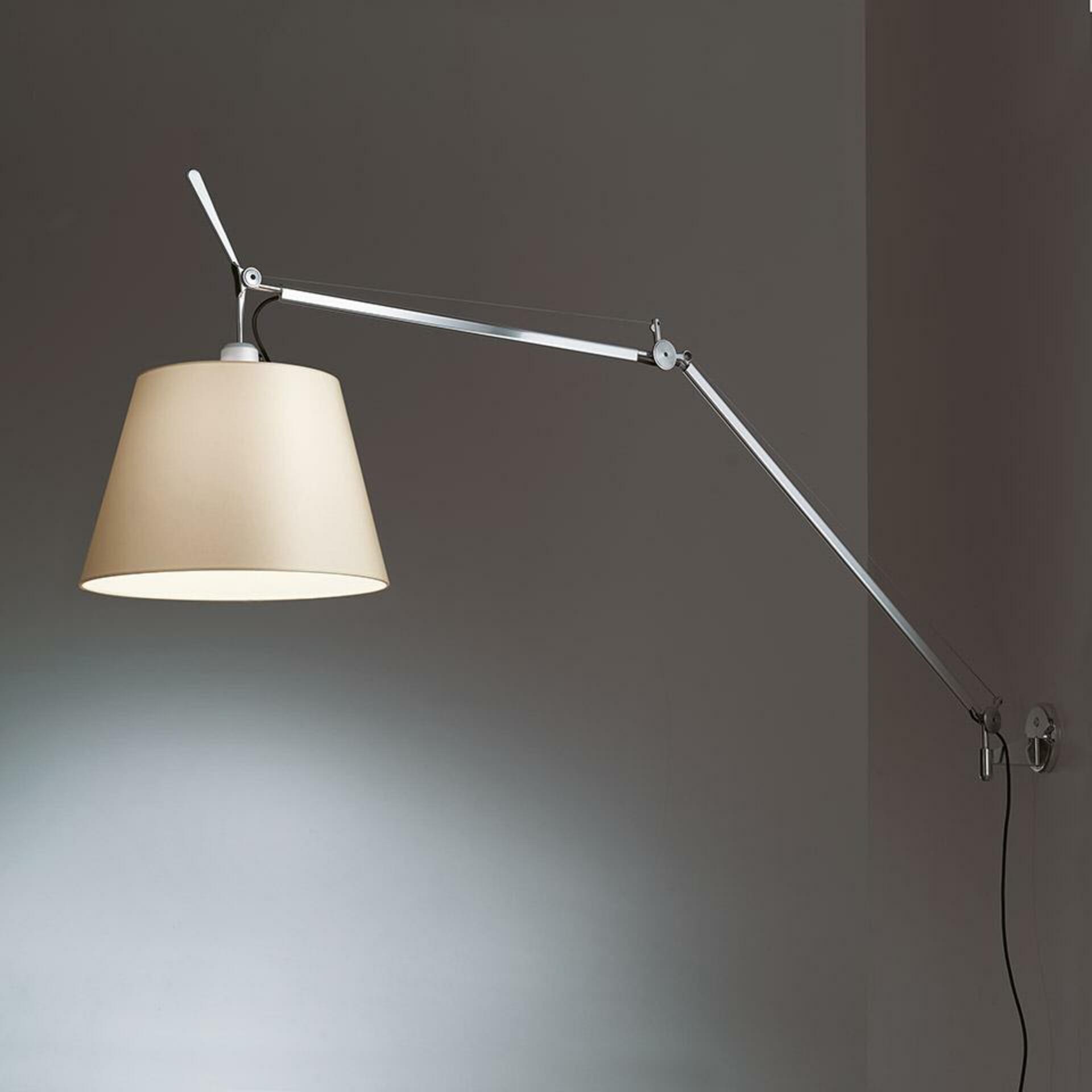 Artemide Tolomeo Mega nástěnná, stolní a stojací lampa LED 2700K - se stmívačem na kabelu - hliník - tělo lampy bez základny a stínítka 0762W10A