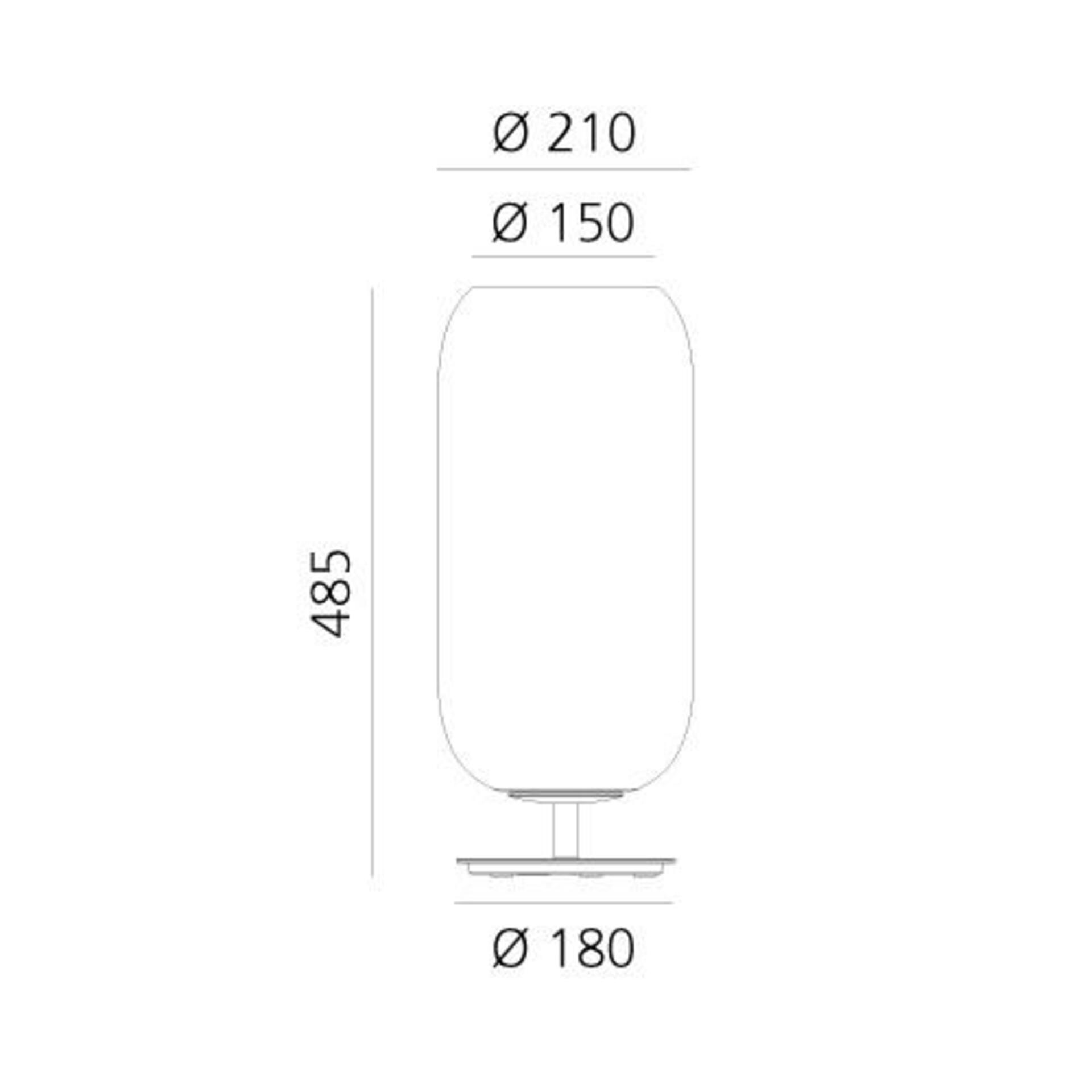 Artemide Gople stolní lampa - bronz 1408060A