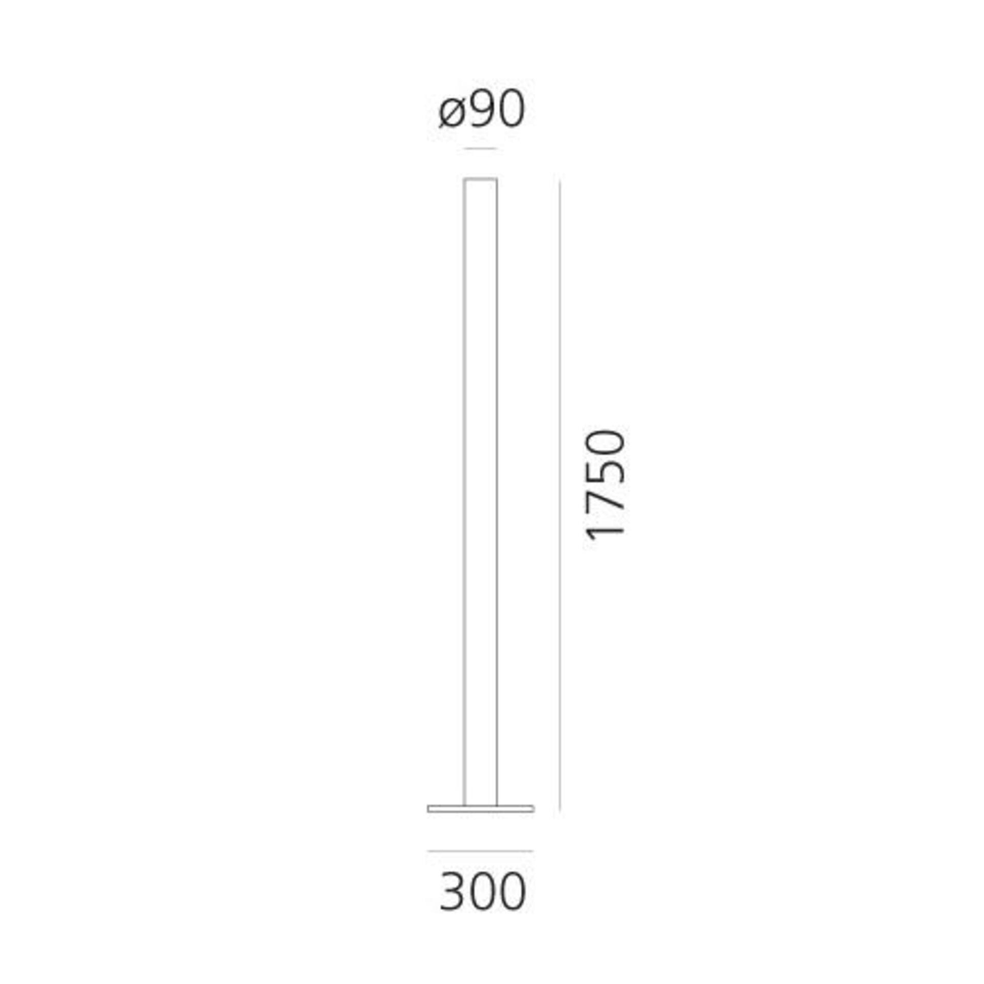 Artemide Ilio - matná černá - 2700K - Bluetooth 1640W80APP