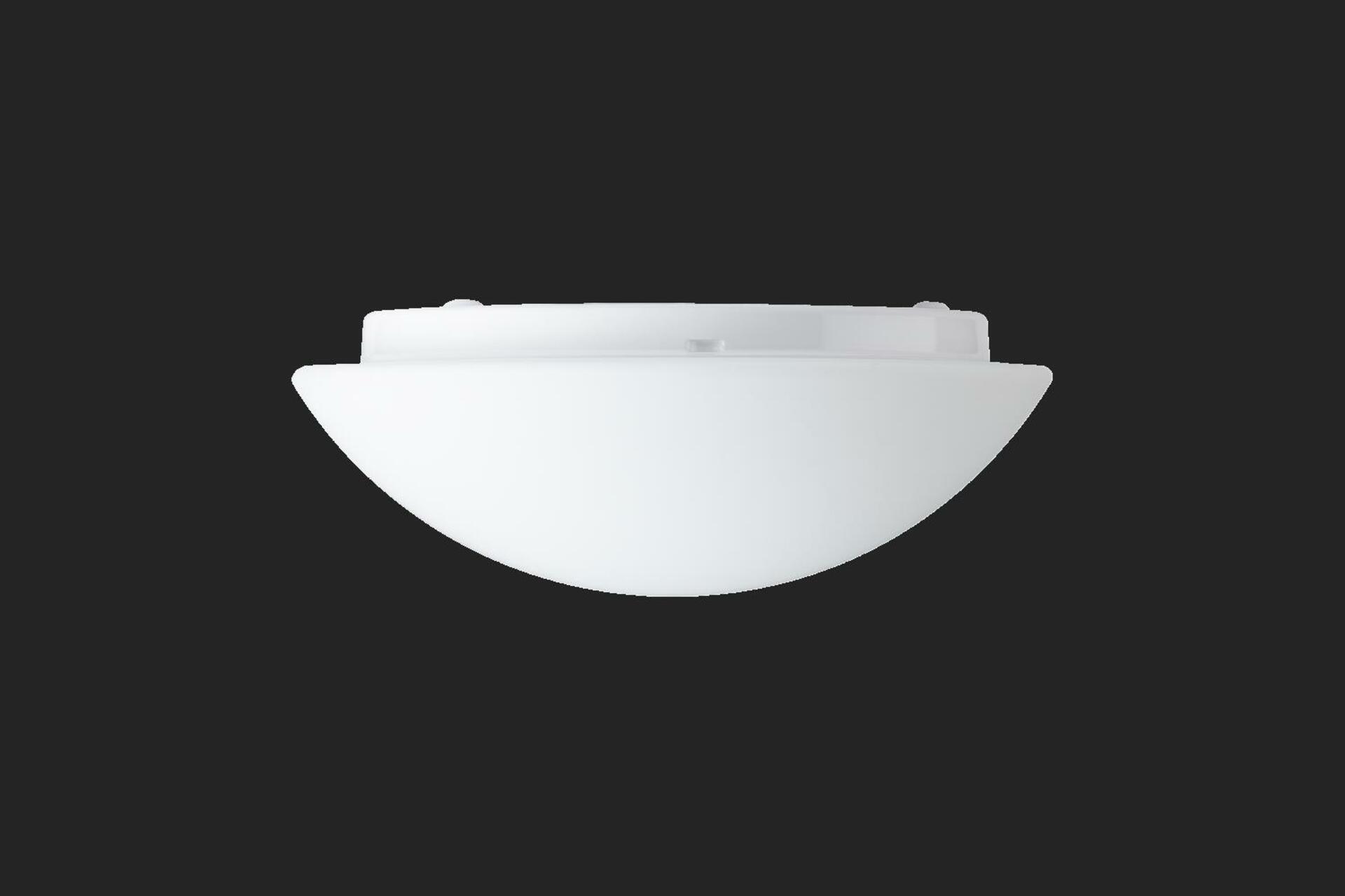 OSMONT 70366 AURA 8 IP stropní/nástěnné skleněné svítidlo bílá IP65 3000 K 11W LED nouzové kombinované 3 h