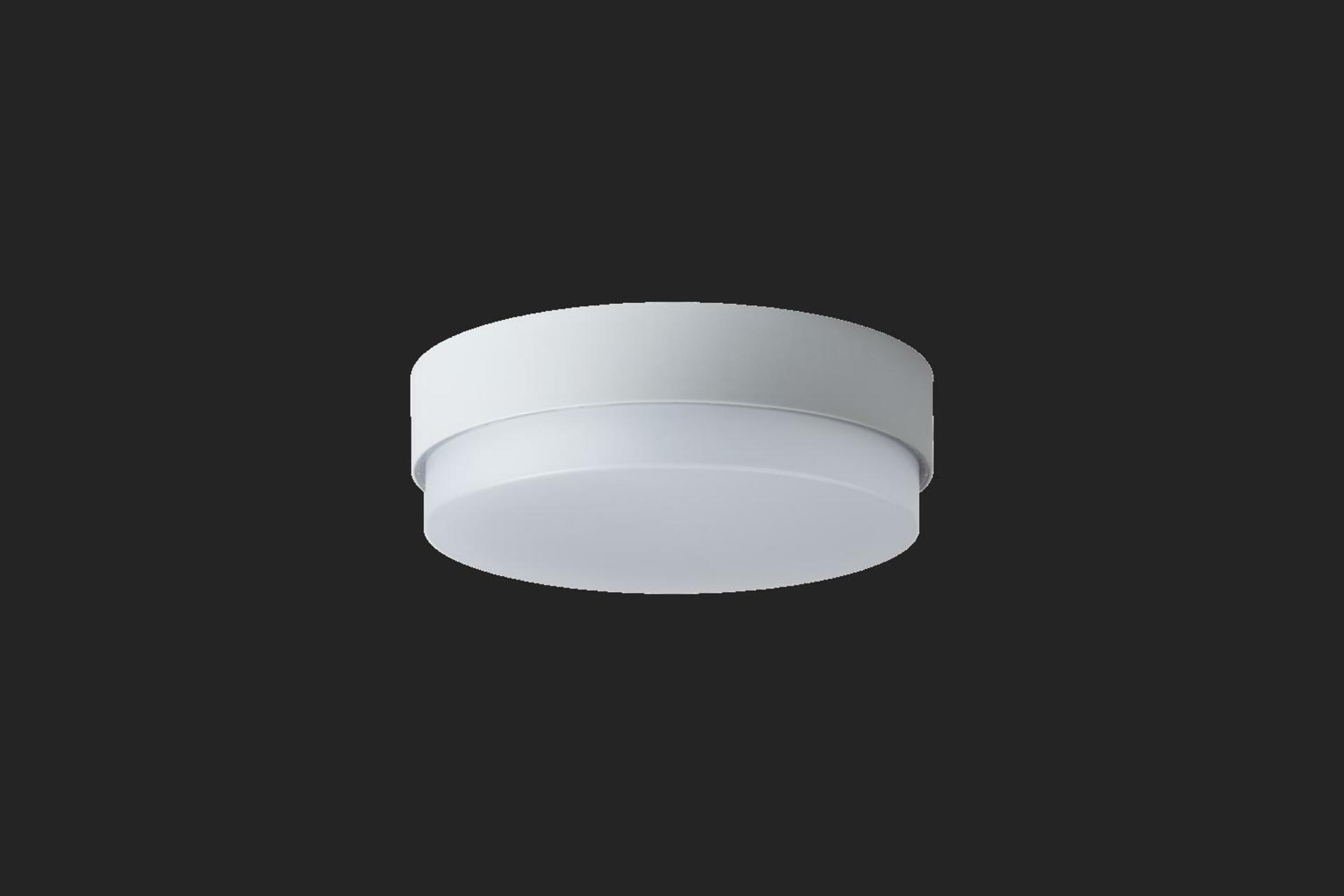 OSMONT 57728 TRITON 2 stropní/nástěnné průmyslové plastové svítidlo stříbrná / bílá IP65 4000 K 20W LED nouzové kombinované 3 h