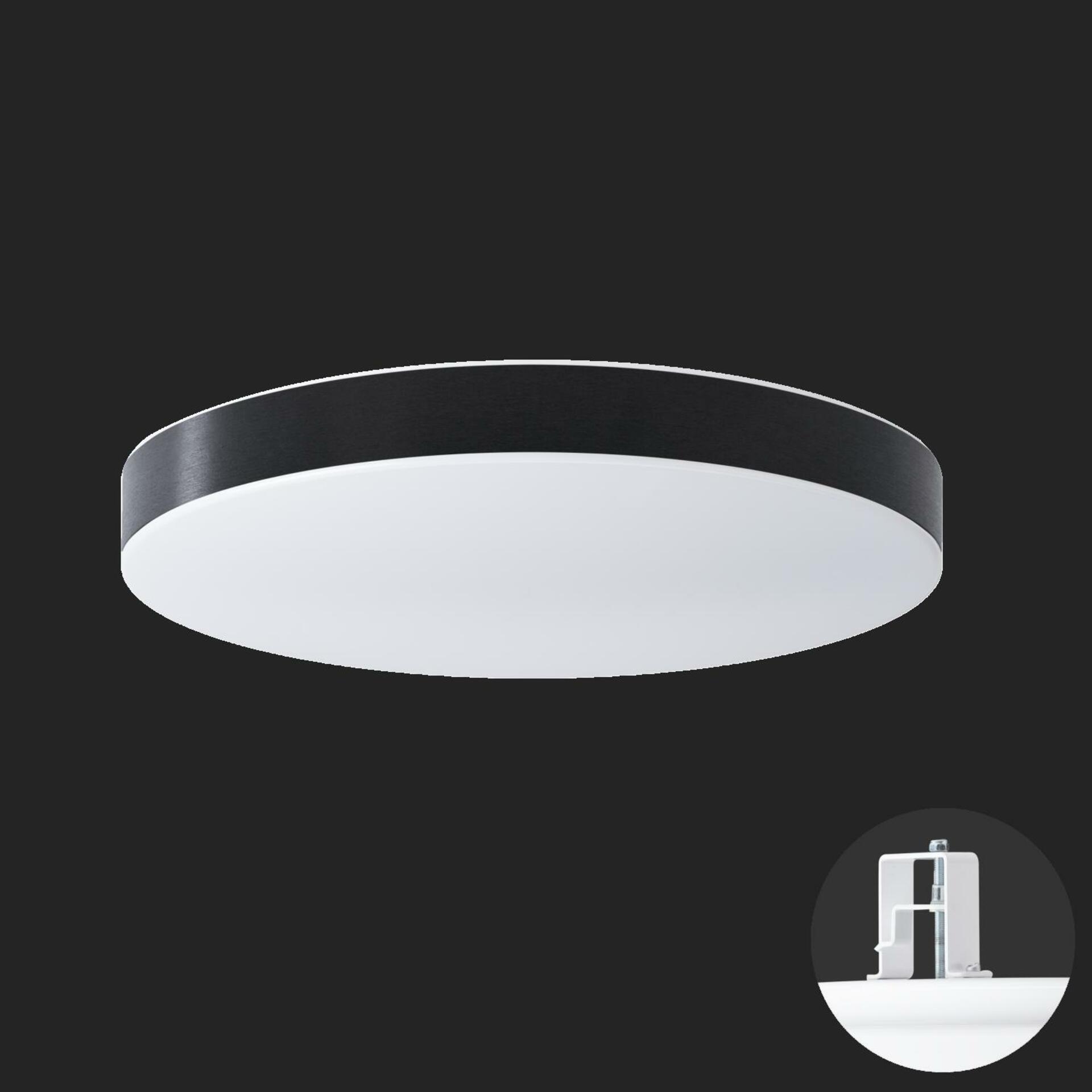 OSMONT 69378 DELIA CV3 stropní/nástěnné plastové polovestavné svítidlo bílá / bílo - černá IP44 3000 K 33W LED DALI