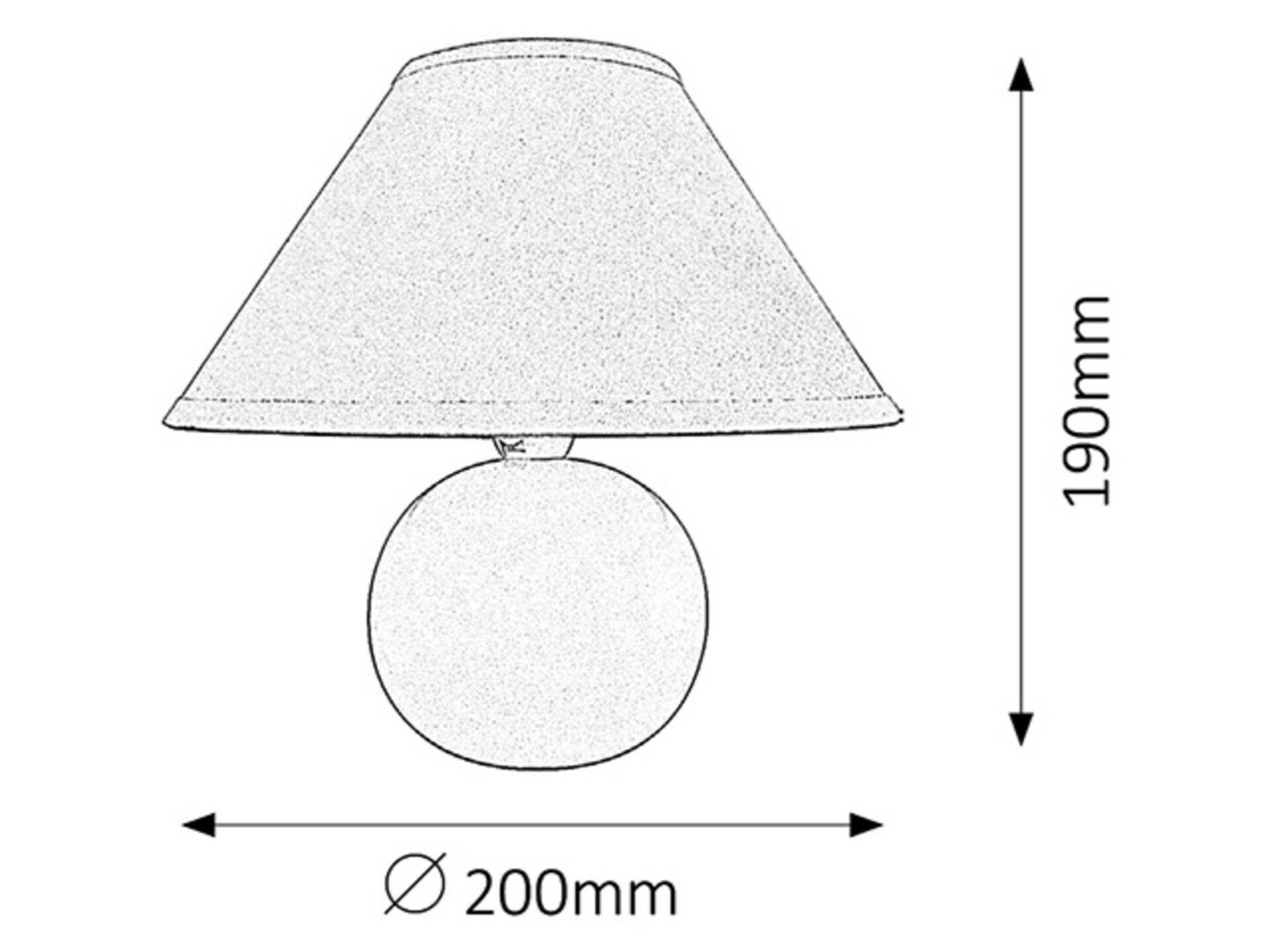 Rabalux stolní lampa Ariel E14 1x MAX 40W zelená 4907