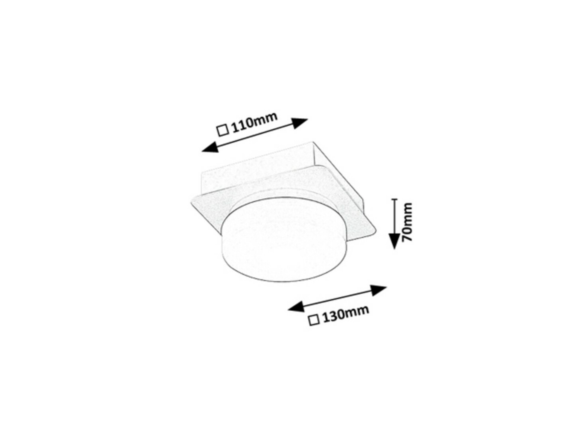 Rabalux koupelnové svítidlo Attichus LED 5W IP44 75001