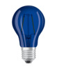 LEDVANCE LED STAR CLASSIC A 4 300d 2.5 W/9000 K modrá E27 4058075434004