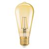 LEDVANCE Vintage 1906 Edison 22 Filament 2.5W 824 Gold E27 4099854091339