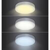 Solight LED mini panel CCT, přisazený, 24W, 1800lm, 3000K, 4000K, 6000K, kulatý WD174