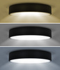 Solight LED stropní osvětlení LECCE, 3CCT, 48W, 2900lm, 40cm, 3000/4000/6000K, černá WO804-B