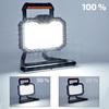 Solight LED reflektor 20W, přenosný, nabíjecí, 2000lm, oranžovo-černý WM-20W-RE