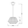 ACA Lighting Prim závěsné svítidlo V36320