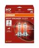 OSRAM H7 12V 55W PX26d NIGHT BREAKER SILVER +100% 2ks 64210NBS-2HB