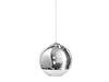 AZzardo SILVER BALL závěsné svítidlo 1x E27 60W bez zdroje 40cm IP20, chromové