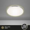 BRILONER LED stropní svítidlo, pr. 35,5 cm, 18 W, hliník-bílé BRI 3443-219