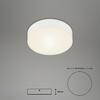 BRILONER LED stropní svítidlo, pr. 15,7 cm, 11 W, bílé BRI 7064-016