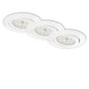 BRILONER 3ks sada LED vestavné svítidlo, pr. 8,2 cm, 3,5 W, bílé BRI 7172-036