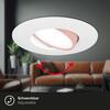 BRILONER 3ks sada LED vestavné svítidlo, 9 cm, 4,9W, 480lm, bílé BRI 7597036