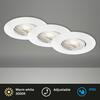 BRILONER LED vestavné svítidlo 4,4 cm 3x 4,9 W 480lm bílé BRI 7602036