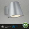 BRILONER LED venkovní svítidlo, stříbrná, GU10/4,9W IP44 BRILO 3645-014