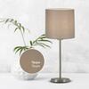 BRILONER Stolní lampa, max. 25 W, 38,5 cm, taupe BRILO 7002-011