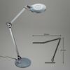 BRILONER CCT LED stolní lampa na psací stůl, pr. 20 cm, 9 W, antracit BRILO 7027-015
